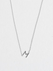 M letter necklace