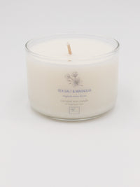 Sea Salt & Magnolia mini candle