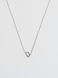 D letter necklace