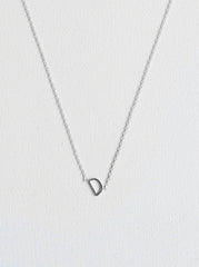 D letter necklace