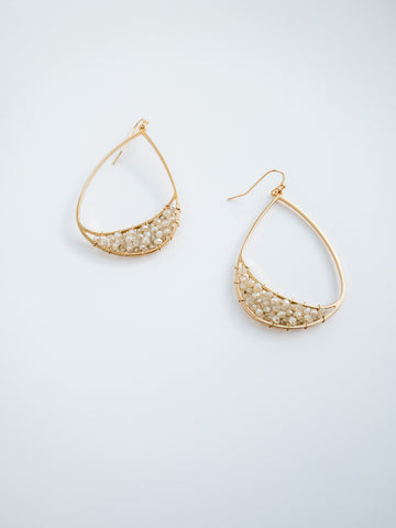 Roslyn Champagne Earrings