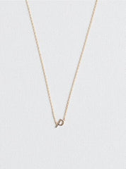 P letter necklace