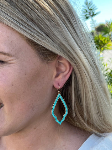 Sabine Earrings - Turquoise