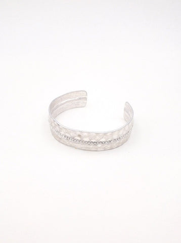 Cammi Cuff Bracelet- Silver