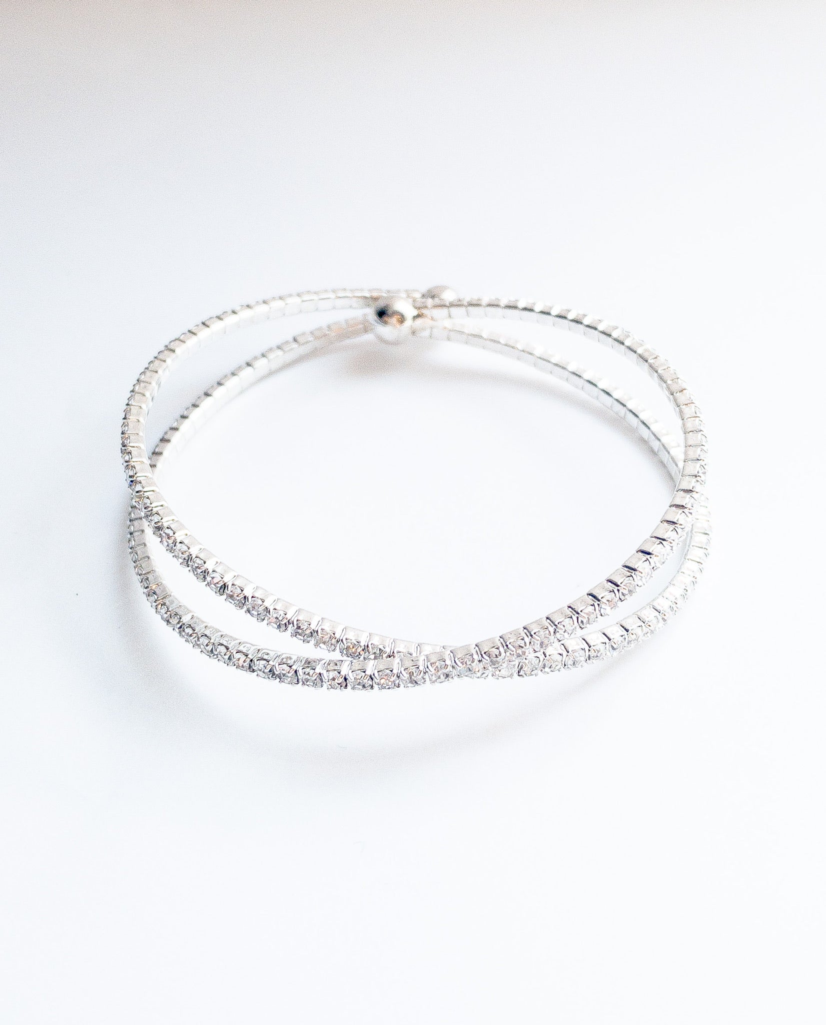 Kara Crossover Bracelet Silver Ardor Boutique