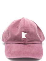 Burgundy Embroidered MN Hat
