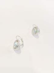 The Melissa Earrings in silver are the perfect touch to any outfit and feature a lever-back closure to stay secure while looking beautiful. Nickel free Lever-back closure Crystal accent Length : 3/4"