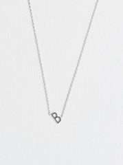 B Letter Necklace