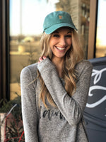 Forest Green Embroidered MN Hat Model
