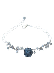 Dahlia Druzy Labradorite nh Bracelet
