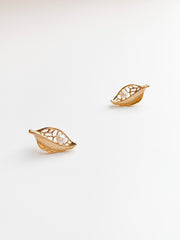 Anya Gold Leaf Earrings