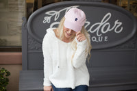 Embroidered Pink MN Hat