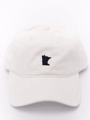 White MN hat