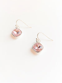 Kayla Earrings in Pink & Silver