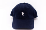 Navy Embroidered MN Hat