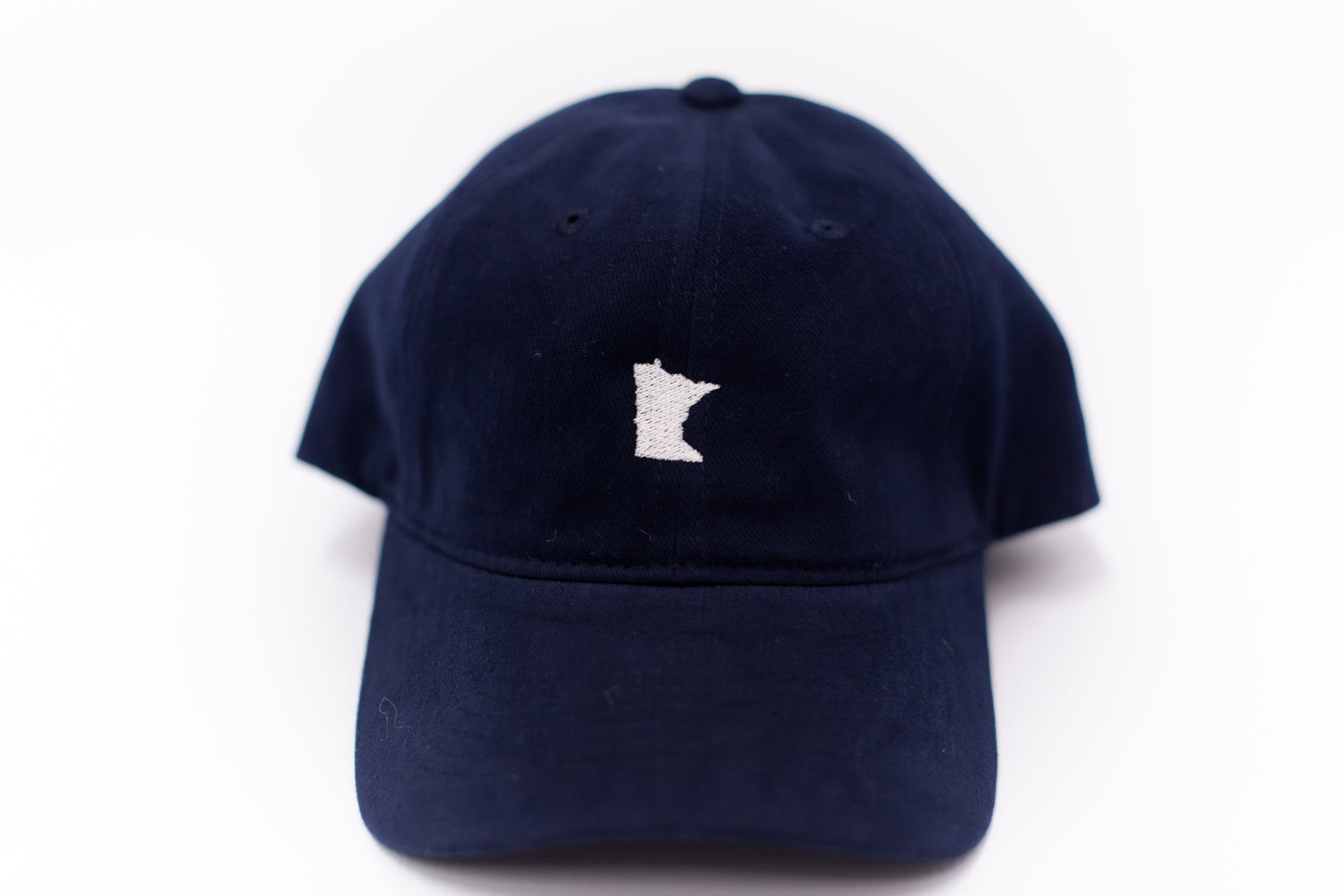 Navy Embroidered MN Hat