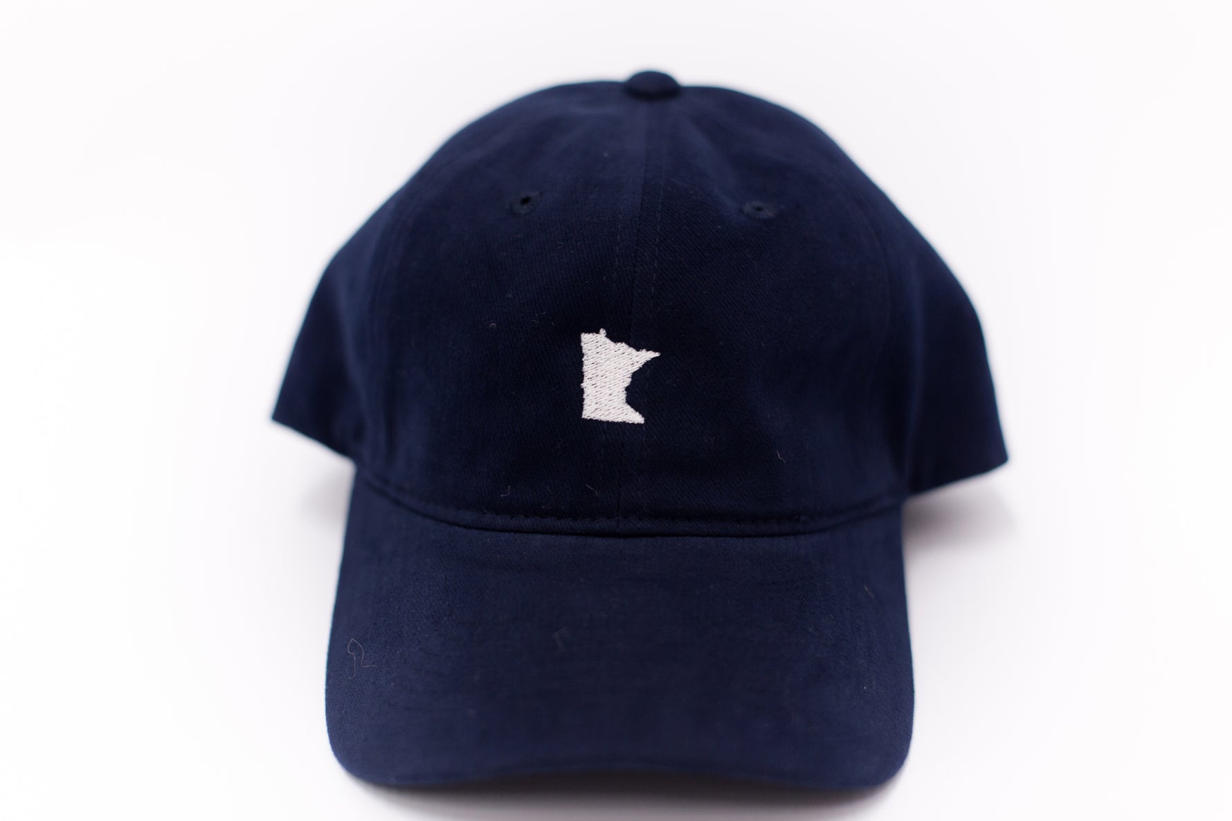 Navy Embroidered MN Hat